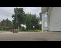 Guy do skateboard trick twist ankle fails