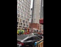 Firetruck blasts All I Want for Christmas 