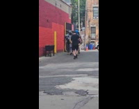 People filming wizard of oz parody music video