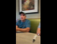 Dad brings friend Steve with him