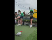 Irish flag four leaf clover green hat 