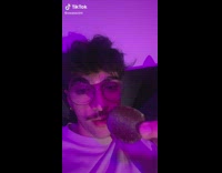 Guy eats chip shaked chocolate and says its a real chocolate chip