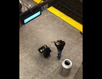 Man plays violin at station Part 2 