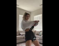 Girl dancing drinking quarantine social distancing