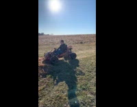Man rides buggy on ramp but flipped