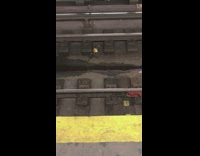 Collab Subway Creatures - Two rats fighting for pizza subway train tracks