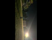 Guy kicks soccer ball into goal 