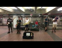 Collab Subway Creatures - Full jazz band guys subway station