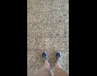 Guy throw dart to board loud sound