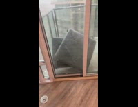 Two pillows balcony fighting