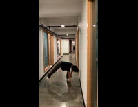 AI girl doing cartwheel