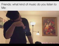 Black hat guy dances video game controller indoors 