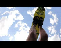 Man wakeboard flip in slow motion at the ocean