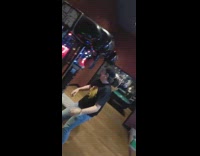 Man roll punch and received a low score