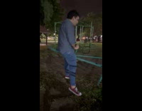 Collab Scorpionmasters - Man drunk falls on the playground see-saw