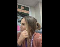 Teacher tells class she is going to wedding and they cheer 