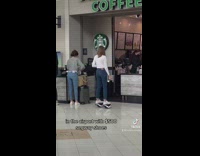 People wearing segway shoes at the airport