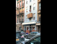 Collab winy - Man Pulls Up Tied Cabinet Outside Window