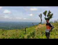 View from Top of Hill of Mountain Scenery 
