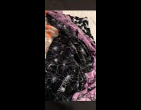 Spooky season halloween themed blankets dog in bed