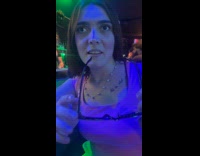 Woman roasting best friend with lazy eye