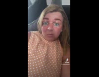 Collab BitchMP - Girl with sunburn filter on with star glasses