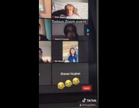 Girl zoom class dentist