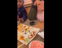 Collab ClipsIG - Kid Demands to Taste Wasabi then Regrets it