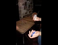 Collab BitchIG2 - Guy breaks cups while clearing table 