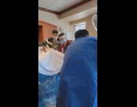 Woman gives birth and nurses prank doctor