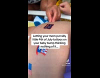 Collab ClipsIG - Woman got marks from temp tattoos