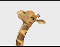 Giraffe animoji dad tells daughter on highway