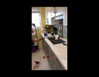 Guy throws cutting board with tomatoes fail