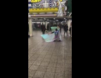 woman colorful translucent wings dancing on floors