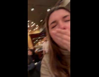 Woman finds glove in salad