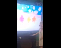 [third party - video] Little girl copying boohbah characters 