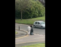 Collab BitchMP - Two young men help wheelchair man