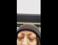 Girl films deer and then lightning strikes