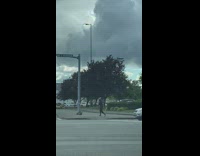 Guy black top dance middle road car