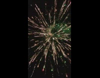 Fireworks shot off in the middle of the street bronson