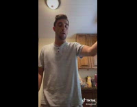 Collab ClipsIG - Guy pretends to use vacuum as spice shaker 