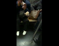 Collab WINY - Guy eating Nutella with fingers on train pt 2
