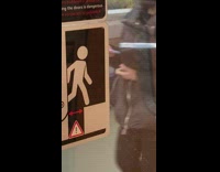 Guy with Pet Chicken Waves 