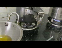 Colony of ants exits pressure cooker stove