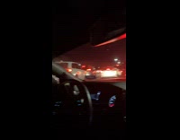 People stuck in traffic having honking battle back and forth  