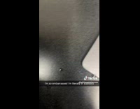 Girl sweating on laptop 