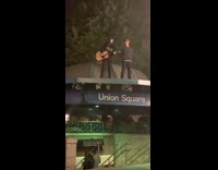 two guys union station entrance music