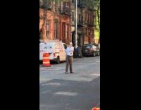 Old guy practice fishing with no water