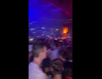 Elderly grandma at Travis Scott concert