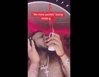 Collab Kale Salad IG -  Guy sings No More Parties song